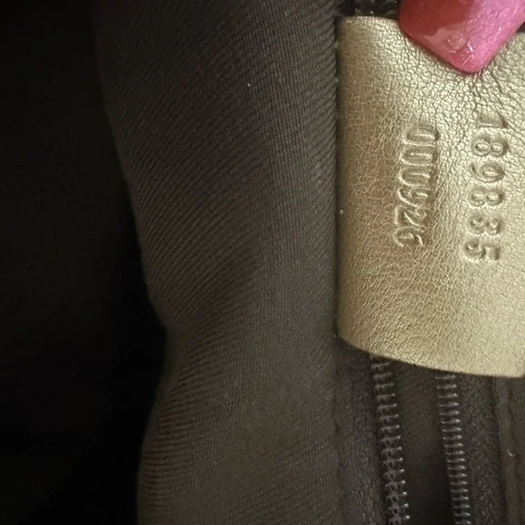 💎AUTHENTIC Gucci GG Crystal Coated Canvas Abbey D-Ring hobo Shoulder Bag 💎 - Picture 9 of 16